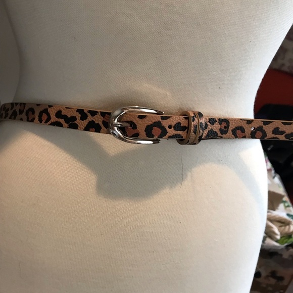 Betsey Johnson Accessories - Thin Leopard Belt